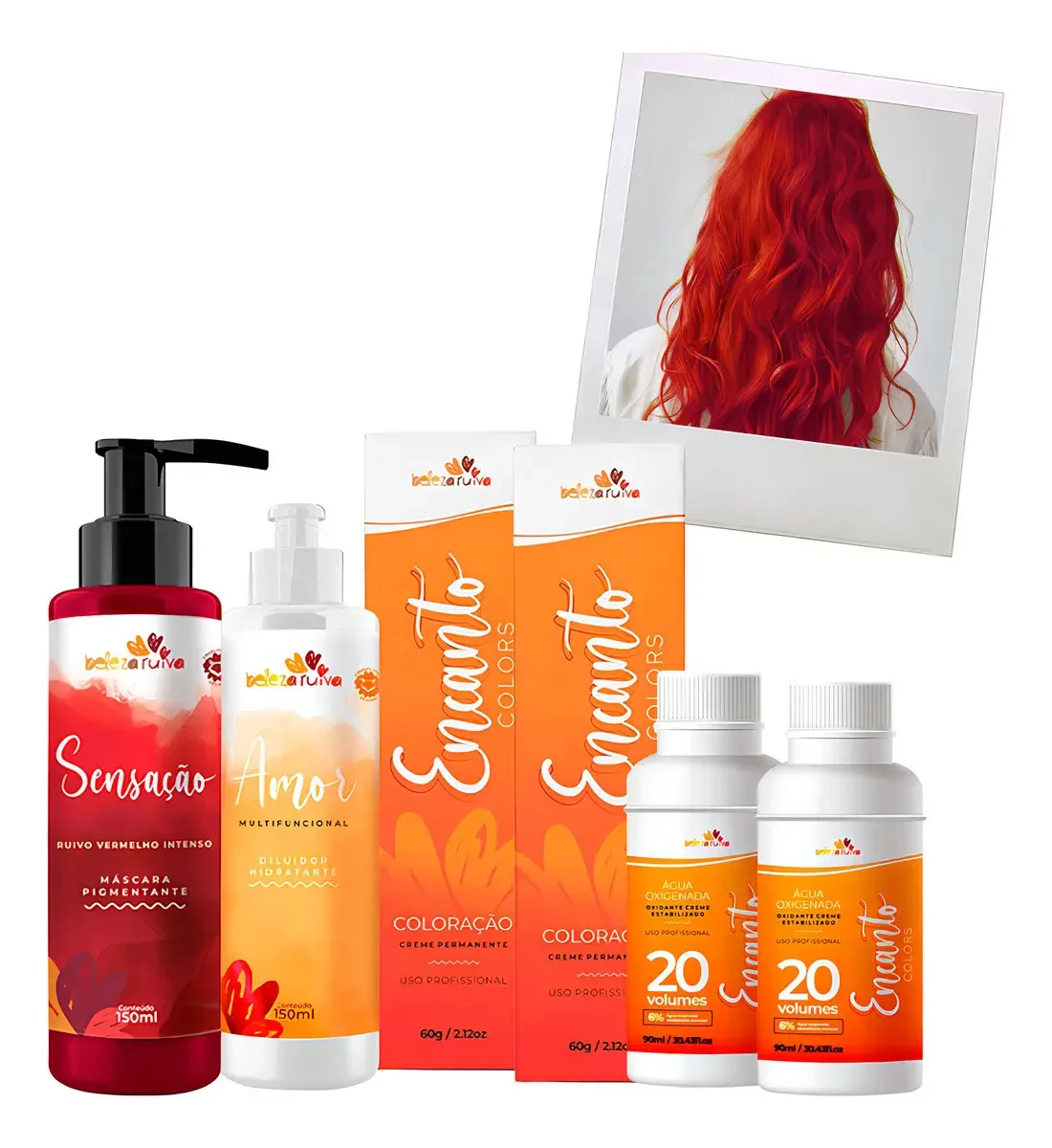 Kit Beleza Ruiva Encanto 9.34 - Sensação