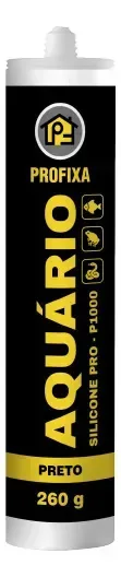 Silicone Para Aquário Profixa Preto