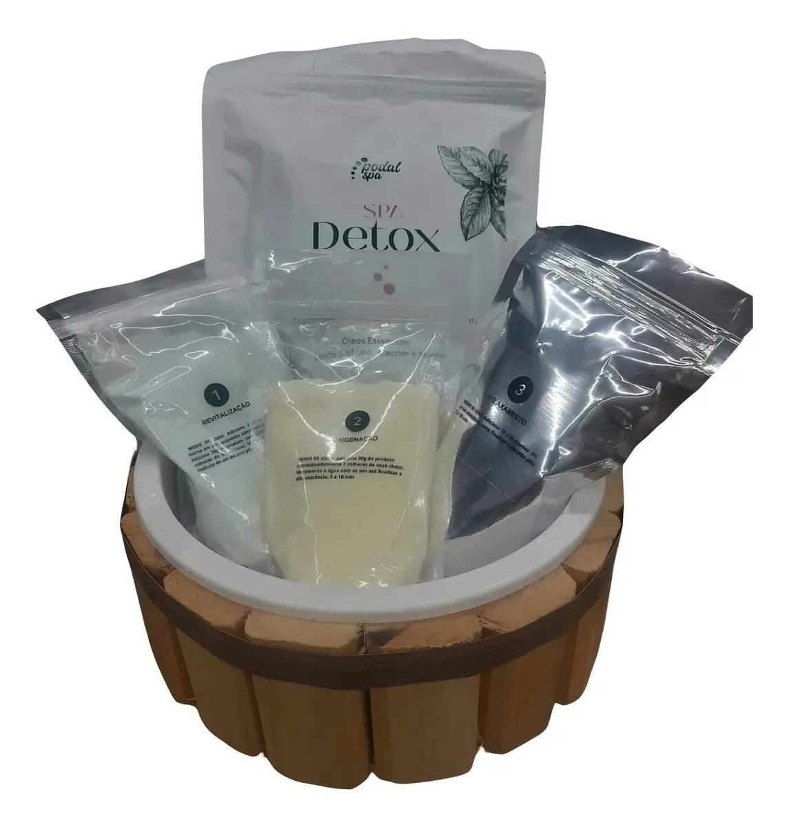 Podal Spa-spa Detox-escalda-pés Com Óleos Essenciais 350gr