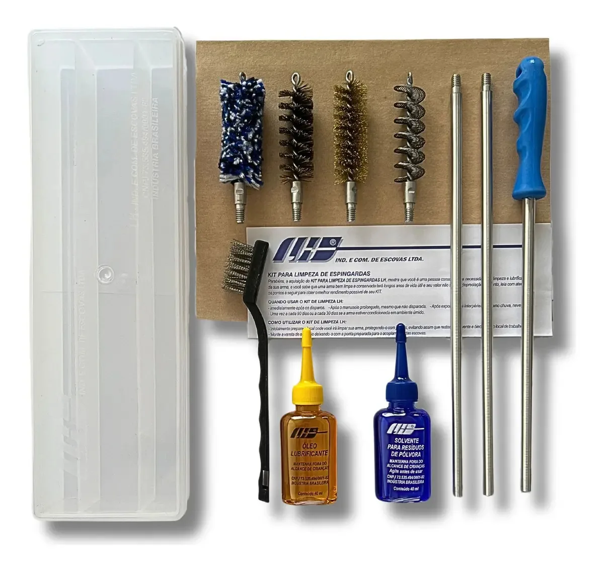 Kit L H Arma Longa (espingarda) - Limpeza E Manutenção