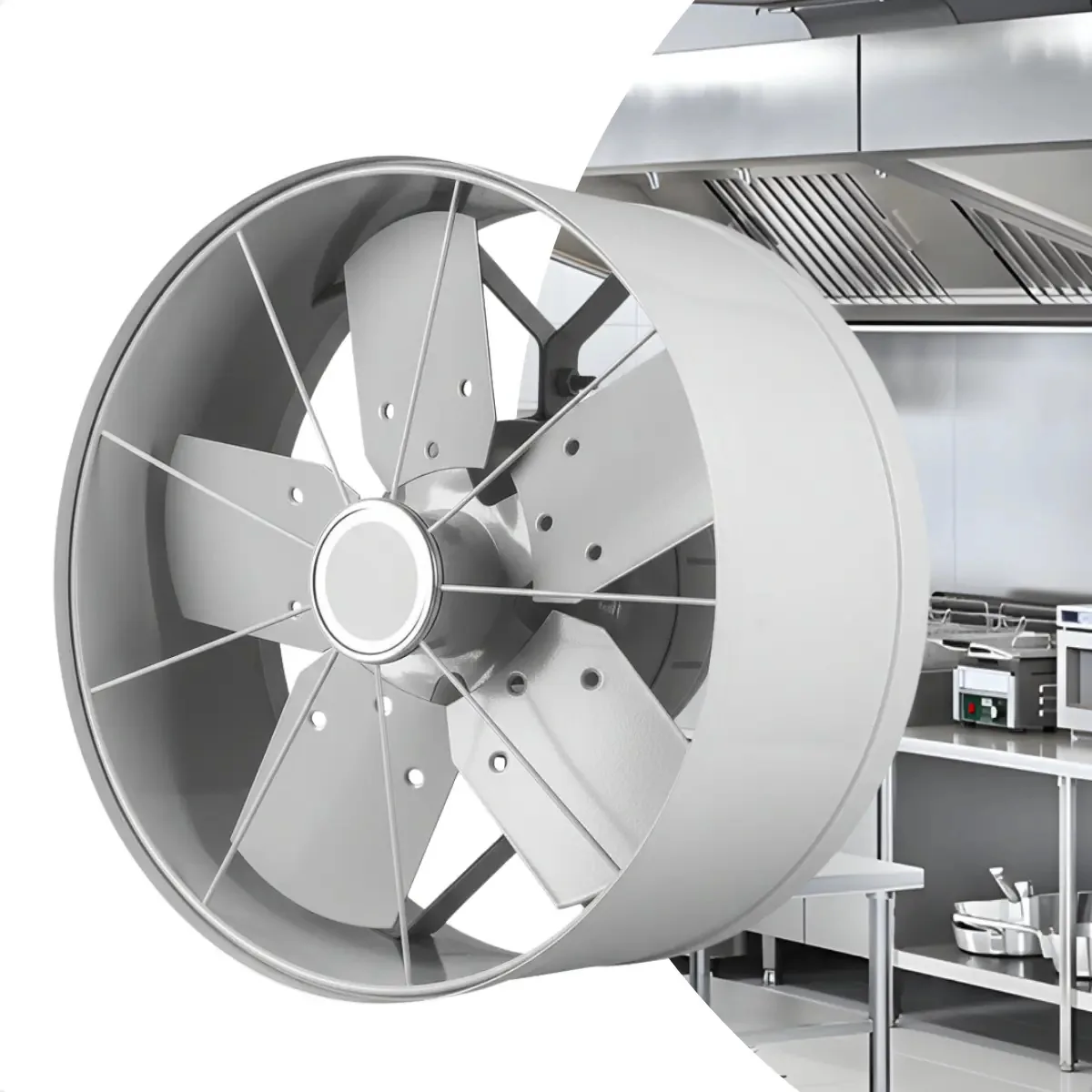 Exaustor Axial Bravalumi de Parede para Ventilação e Exaustão, com Chave Reversora 30"