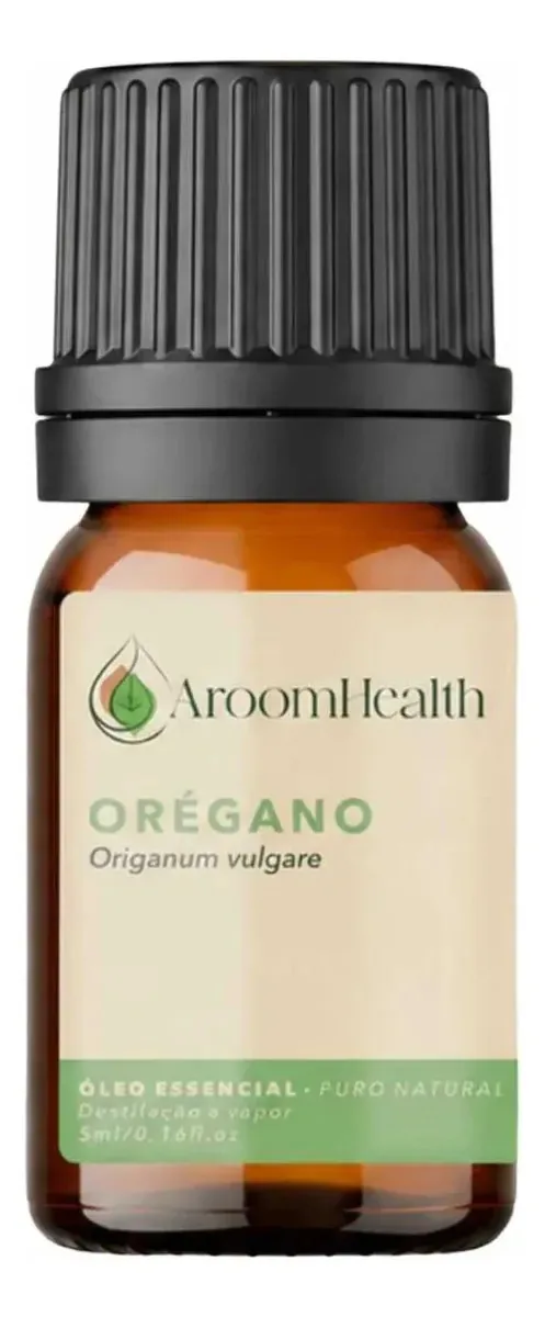 Óleo Essencial Orégano 100% Puro 5ml Aroom Health Antimicrobiano