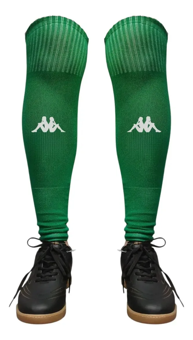 Par Meia Polaina Esportiva Kappa Diamond Cor Verde Bandeira Tamanho Único