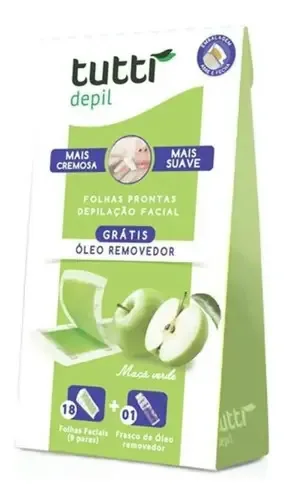 Folhas Prontas Para Depilação Facial Buço Sobrancelhas Rosto