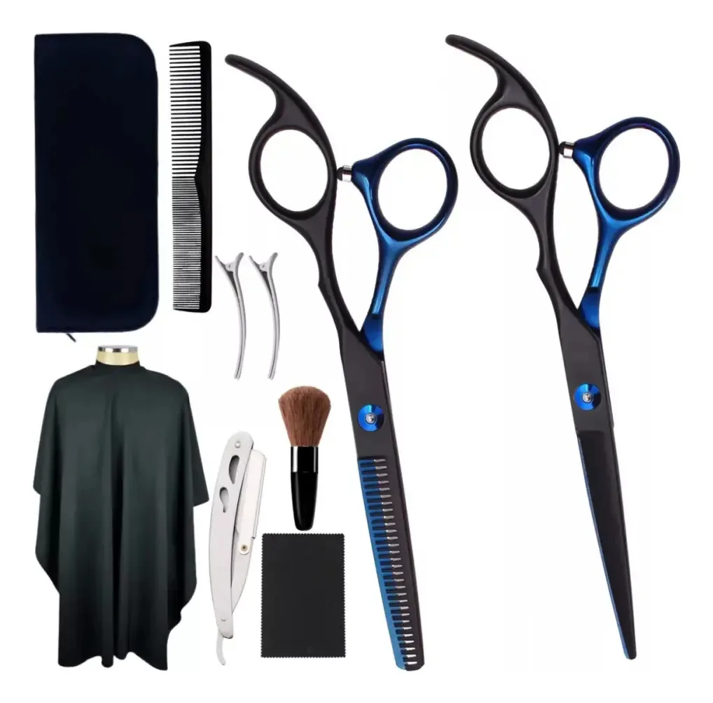 Kit Profissional de Barbear Altomex AL-2919 com Navalha e Acessórios