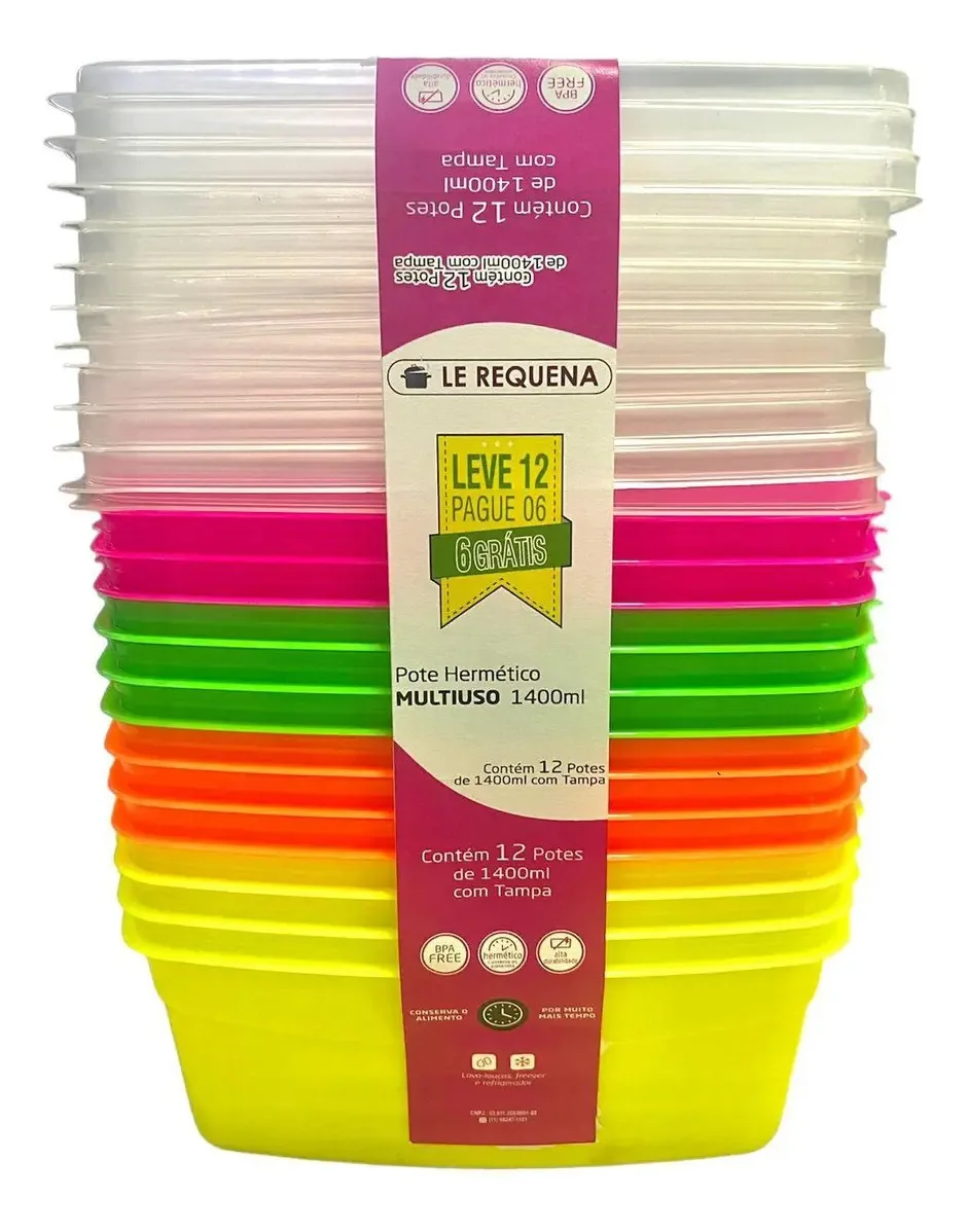 Pote Para Alimentos Hermético Le Requena