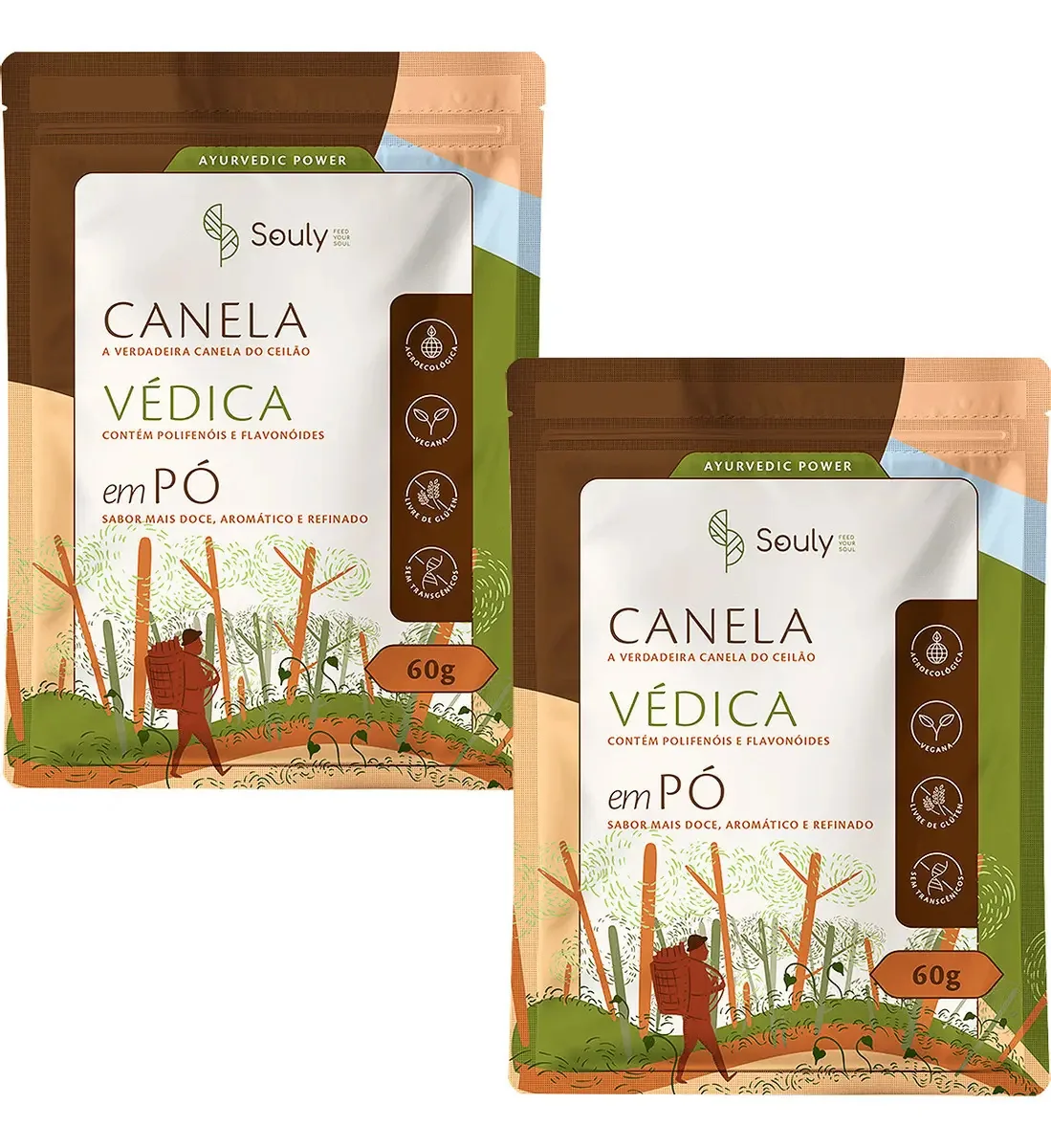 Kit 2 Canela Do Ceilão Souly
