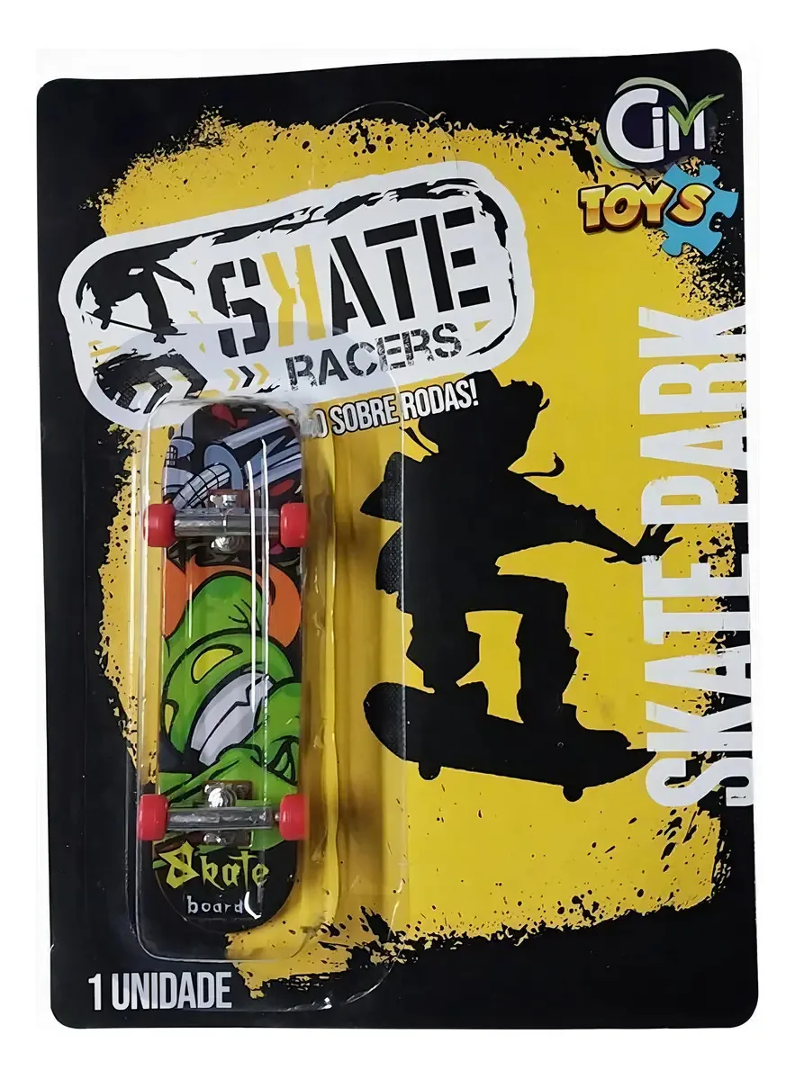 Kit 5 Skate De Dedo Fingerboard Mini Brinquedo Radical