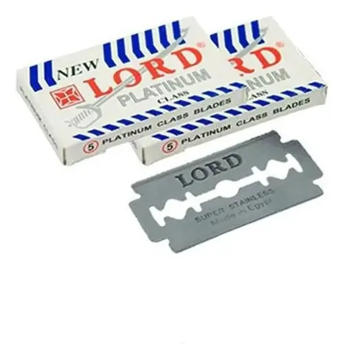 10 Lâmina De Barbear Lord Platinum - Lb-009