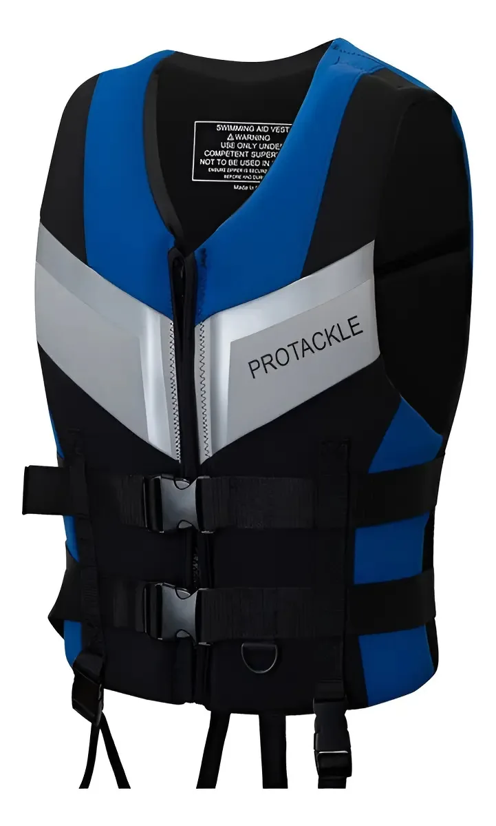 Colete Salva-vidas De Neoprene Homologado Para Jet Ski Cor Azul Tamanho Xxxg