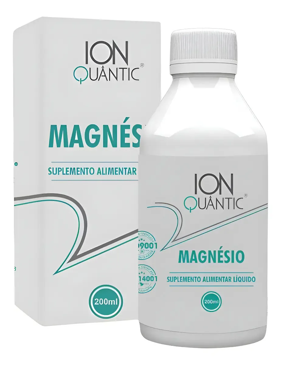 Magnésio Fisioquântic: Suplemento Líquido para Bem-Estar Geral, 200 ml