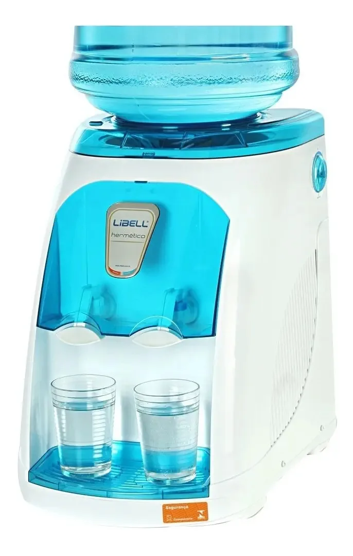 Bebedouro de água Libell Eletrodomésticos Stilo hermético branco/azul