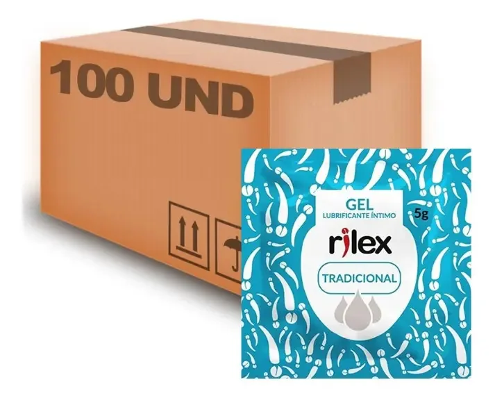 Lubrificante Intimo Gel Caixa Com 100 Sachês