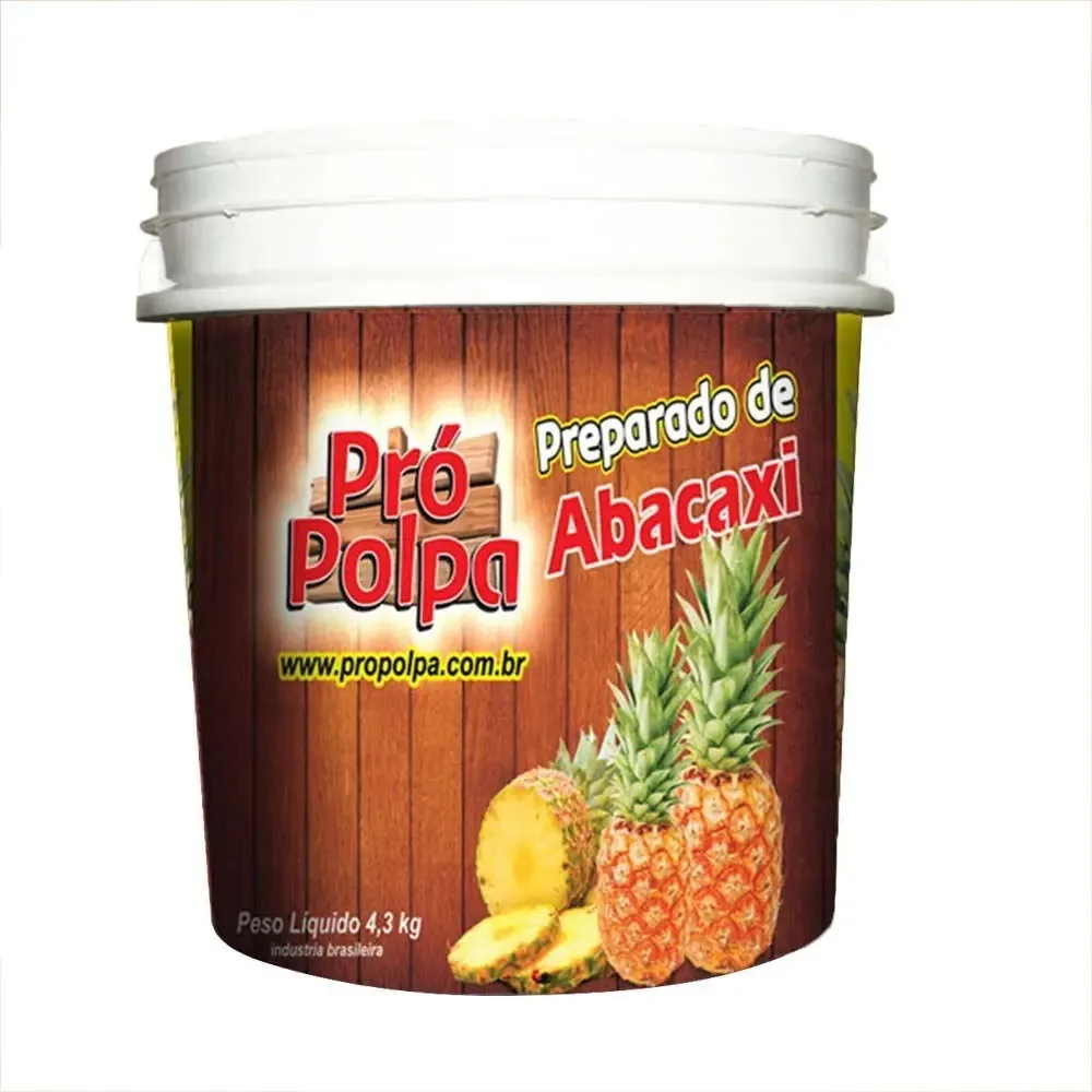 Polpa De Abacaxi Propolpa Bd 4,3 Kg