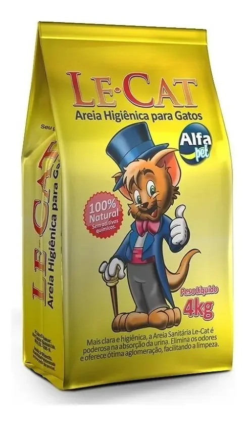 Areia Higiênica Le Cat Para Gatos