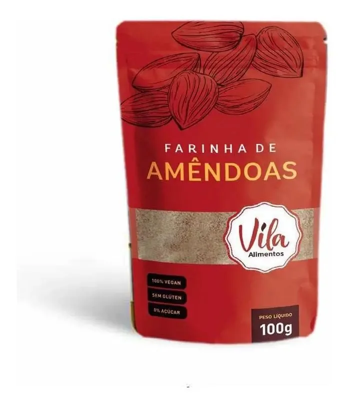 Farinha De Amêndoas 100g Vila Ervas