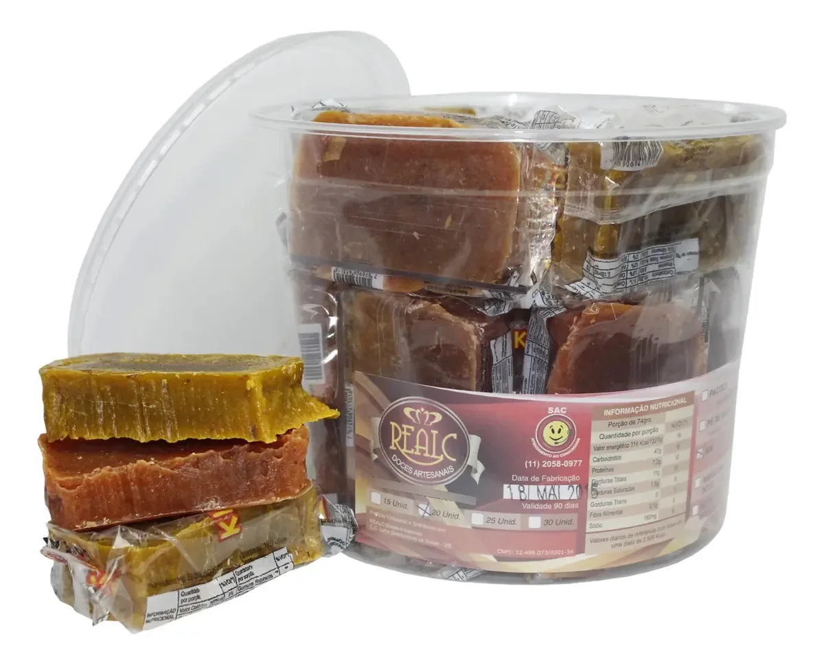 Doce Ki Sabor Abobora Pote C/20und