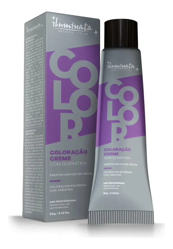 Coloração Iluminata Cor: Azul