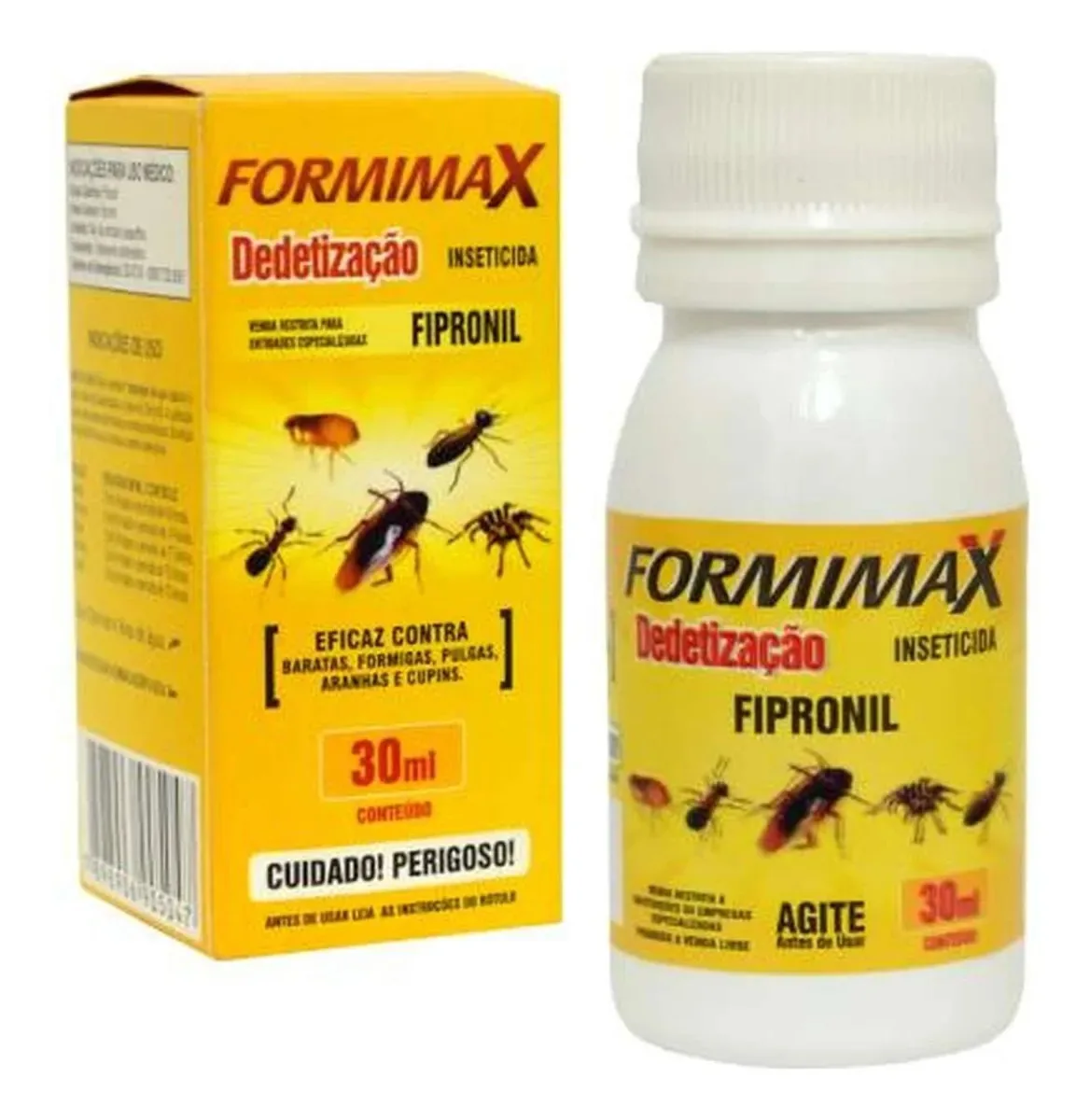 Dedetizante Formimax Plus 30ml Contra Formigas Pulgas Barata