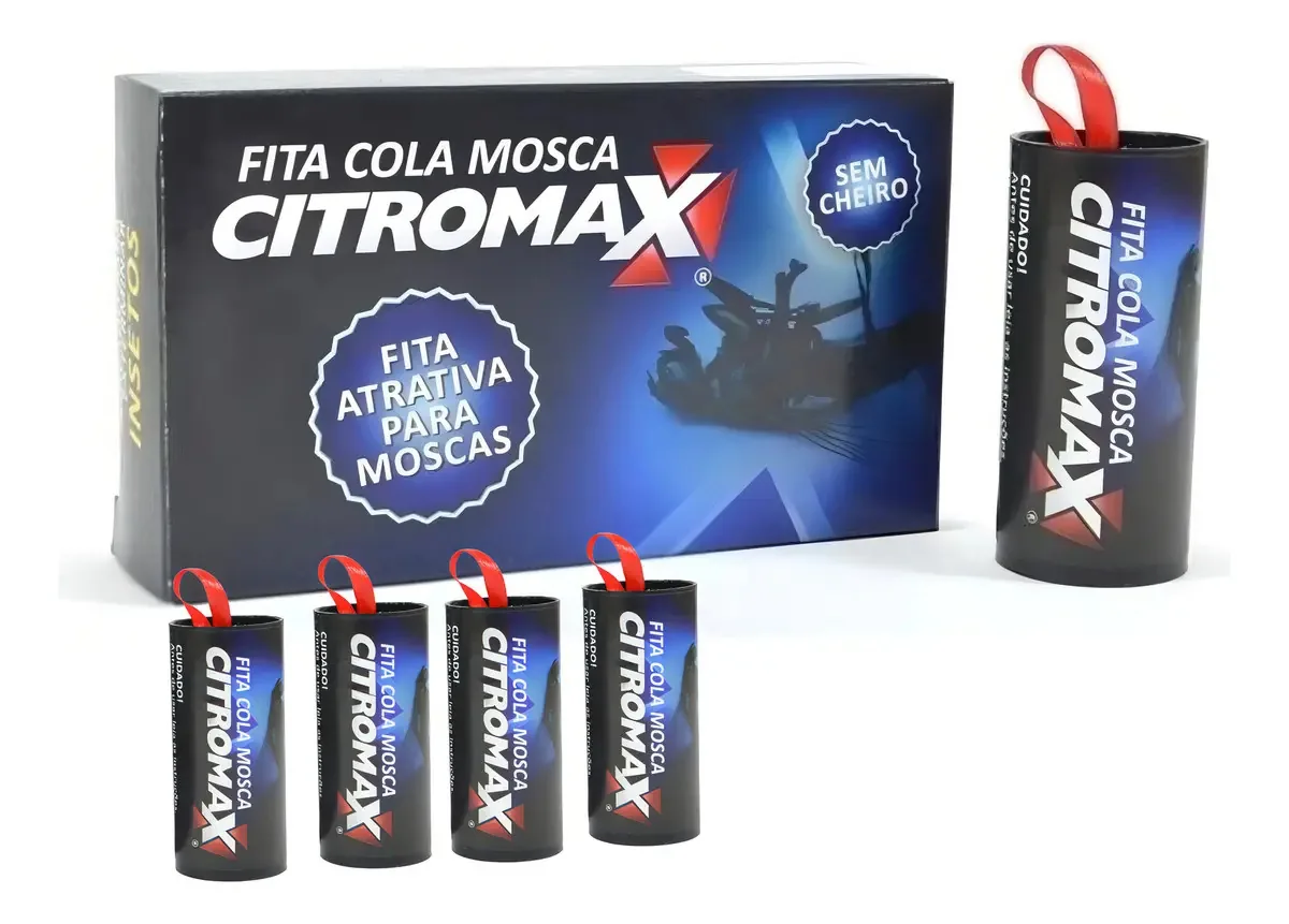 Armadilha Adesiva Pega Insetos Moscas Mosquitos Kit 12unid