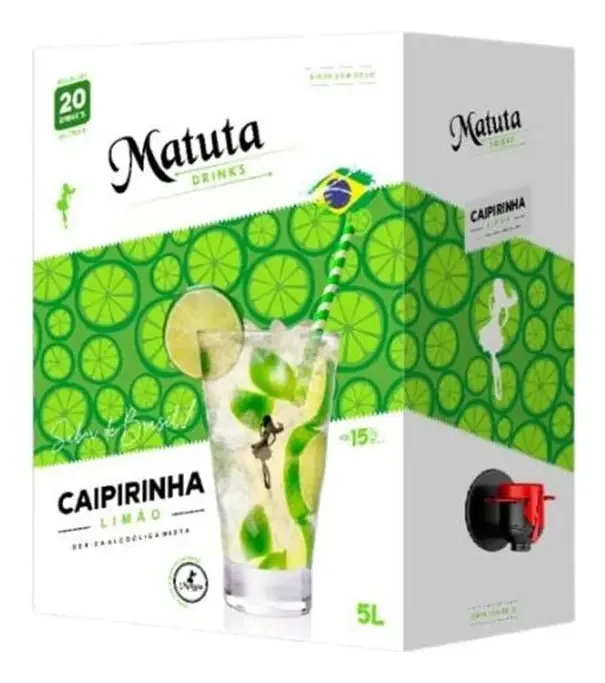 Caipirinha Matuta Limão Bag In Box 5l