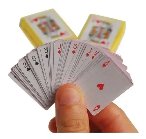 Mini Jogo De Baralho Cartas Poker 54 Cartas Truco Zap