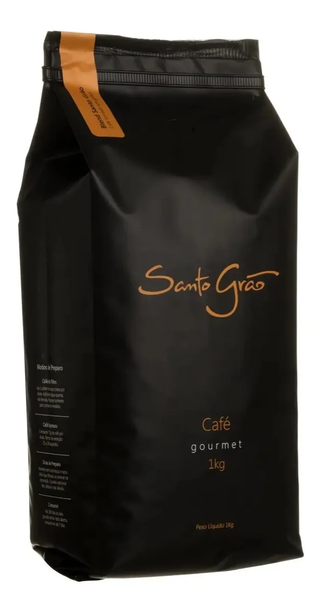 Café Santo Grão Blend Em Grãos 1 Kg