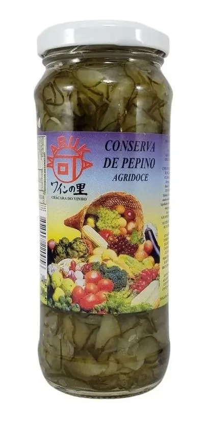 Conserva De Pepino Agridoce Maruka