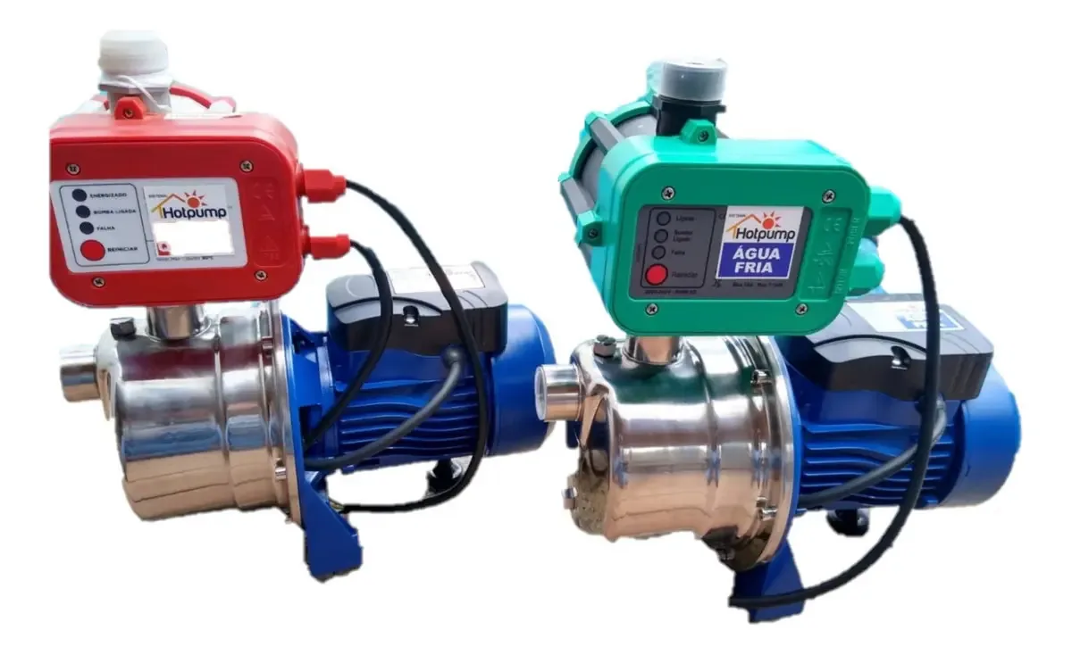 Bomba Silenciosa HotPump Premium Inox 30mca para 3-4 Banheiros