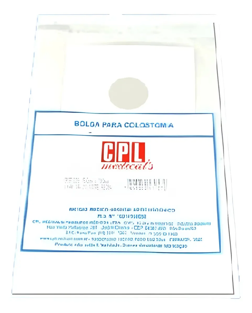 Bolsa de Colostomia Cpl Medicals 6cm x 100mm 10 unid Transparente