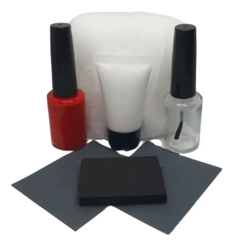 Kit Retoque Micro Pintura Veículos Gm Vermelho Goya Perol