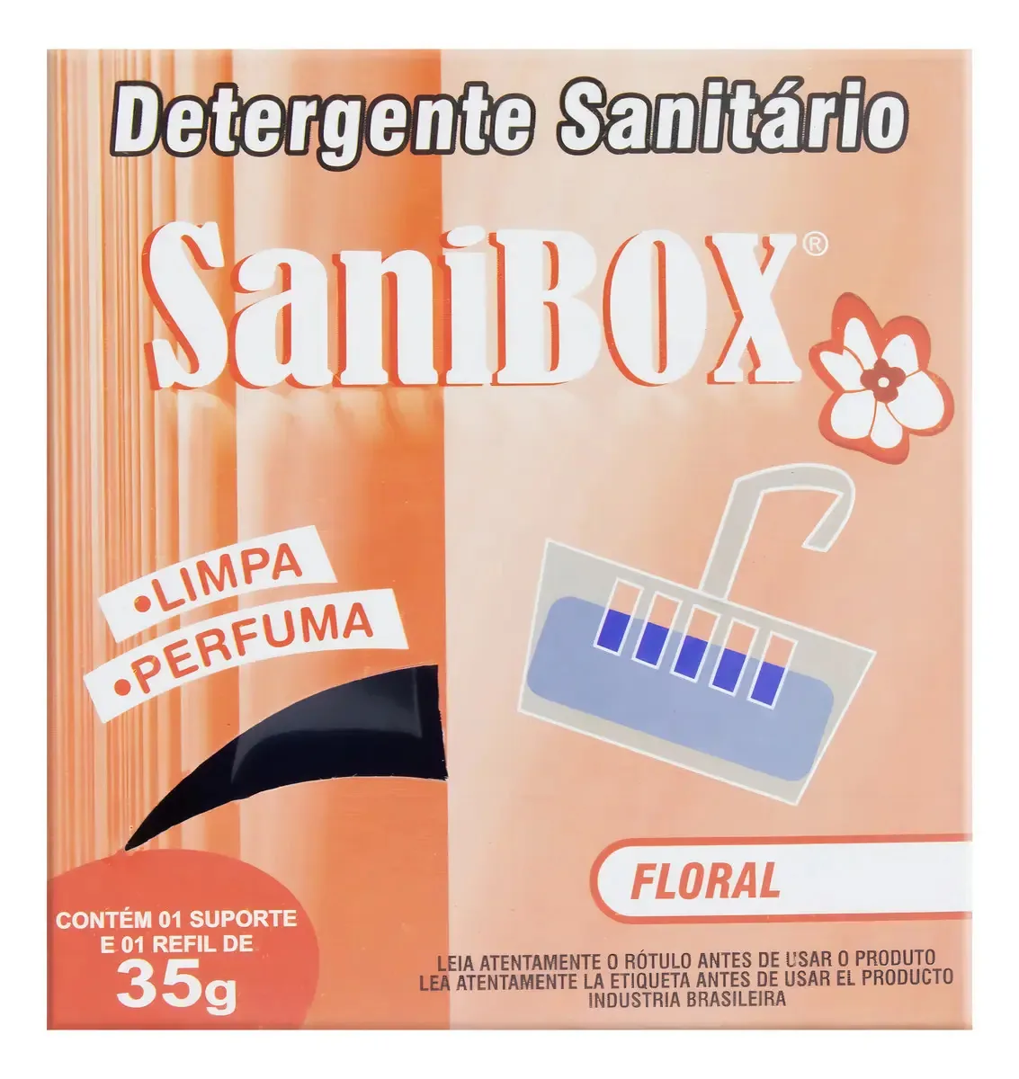 Detergente Sanitário Floral Sanibox 35g