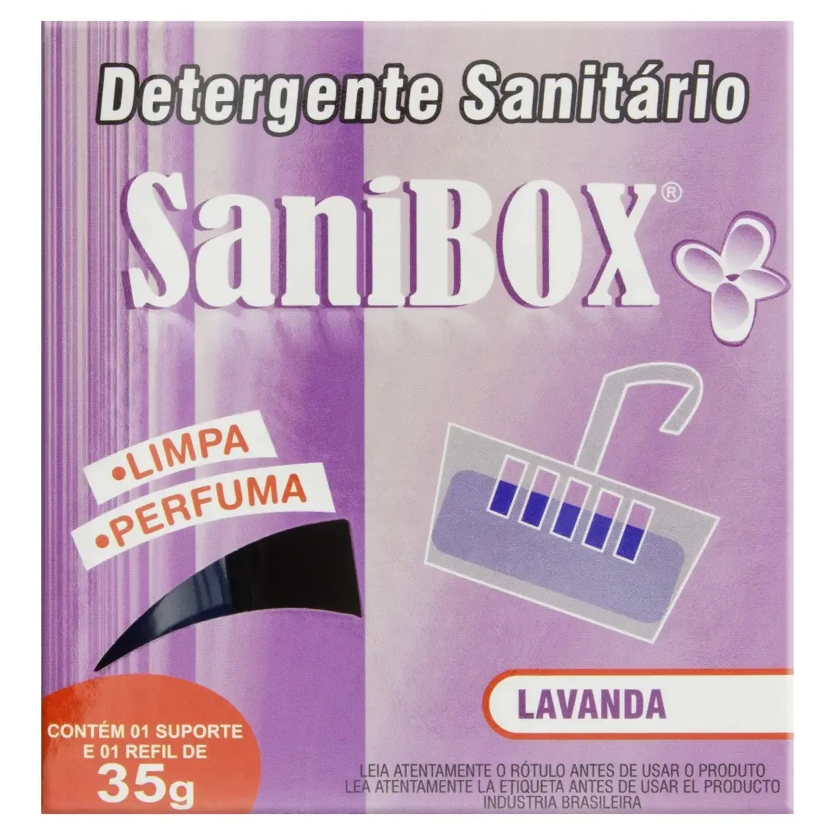 Detergente Sanitário Lavanda Sanibox 35g