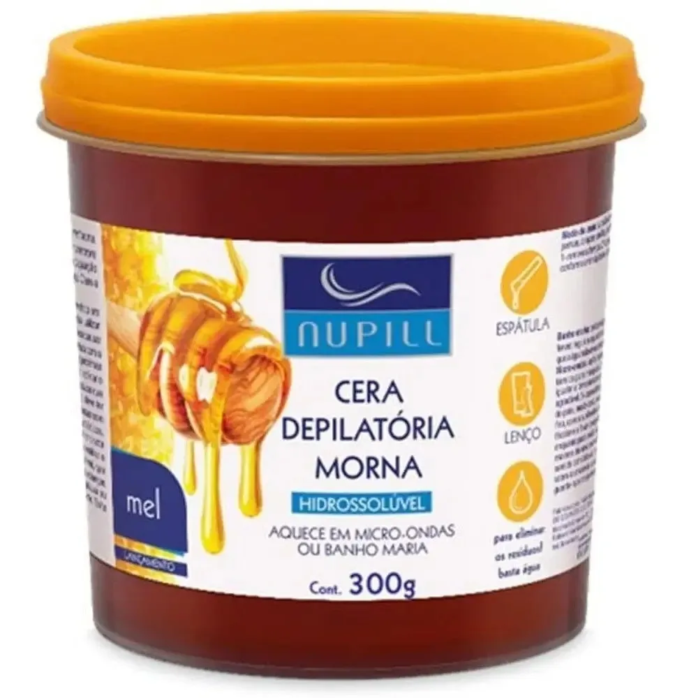 Cera Depilatoria Nupill Morna Corporal Mel 300g