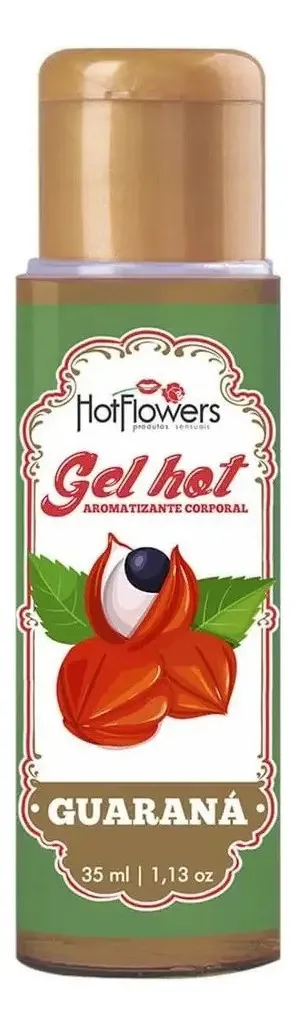 Gel Lubrificante Comestível Sabor Guaraná 35ml