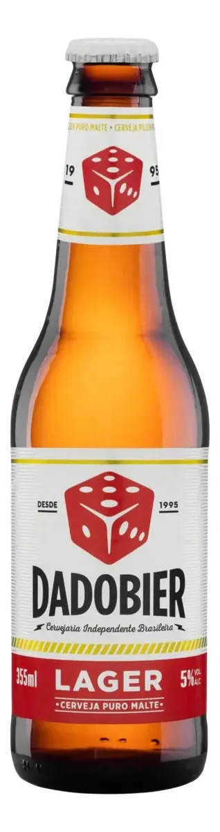 Cerveja Lager Puro Malte Dado Bier Garrafa 355ml