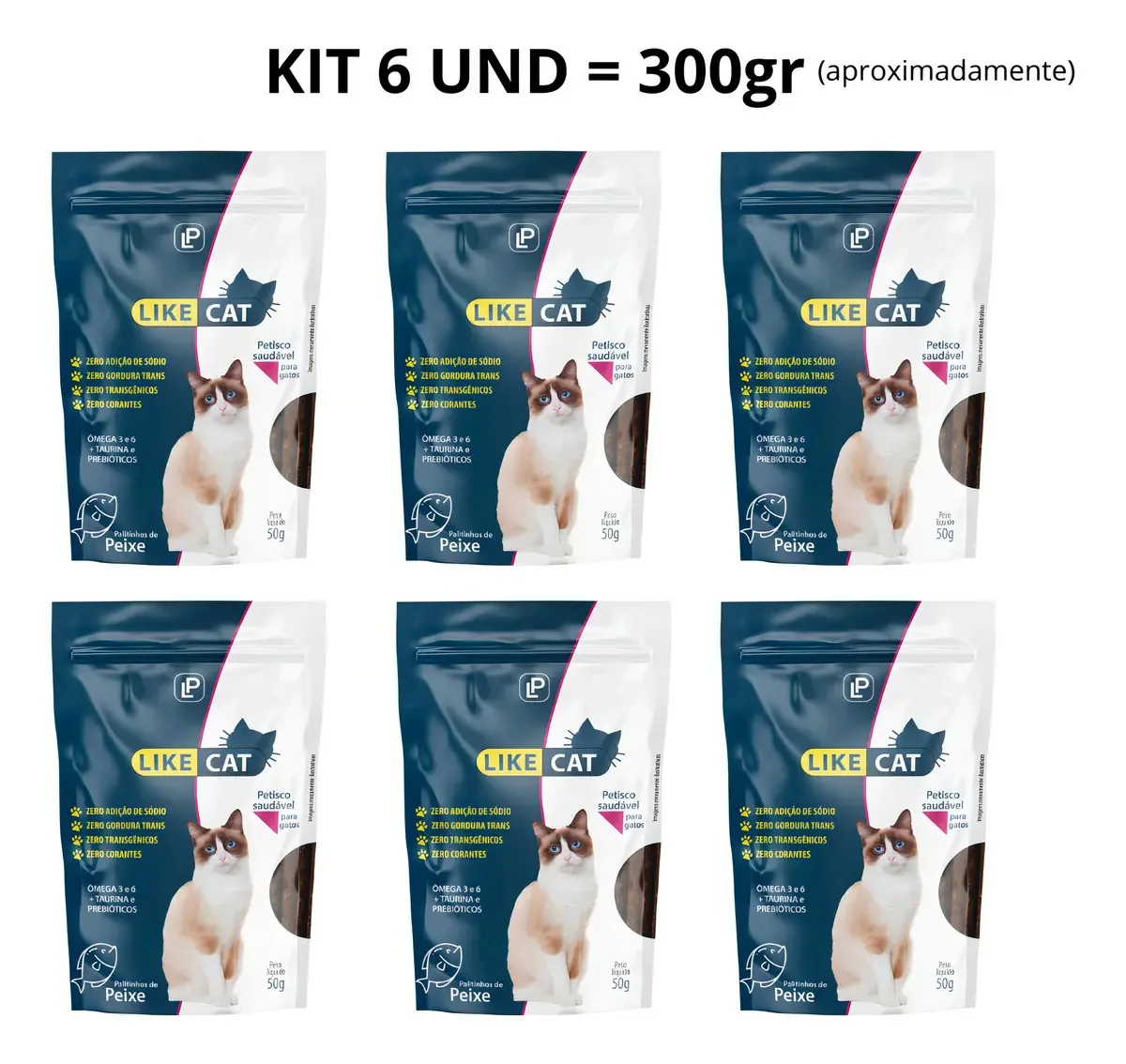 Petisco Stick Like Cat Peixe 50g 50g