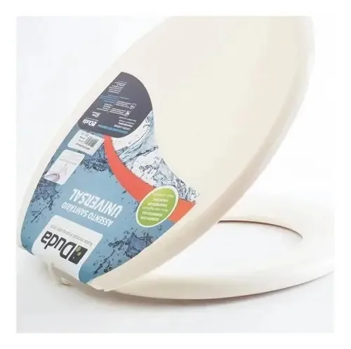 Assento Sanitário Universal Oval Duda Bege