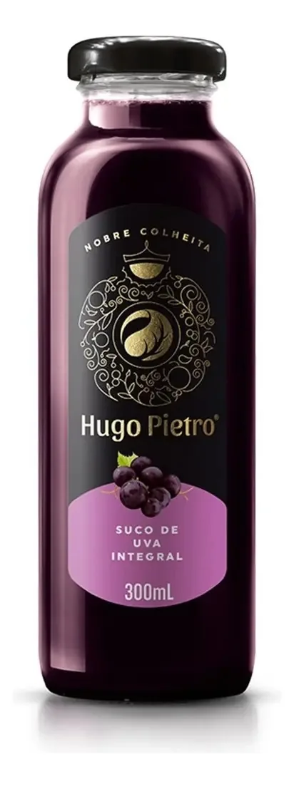 Suco Uva Tinto Integral 300ml Hugo Pietro