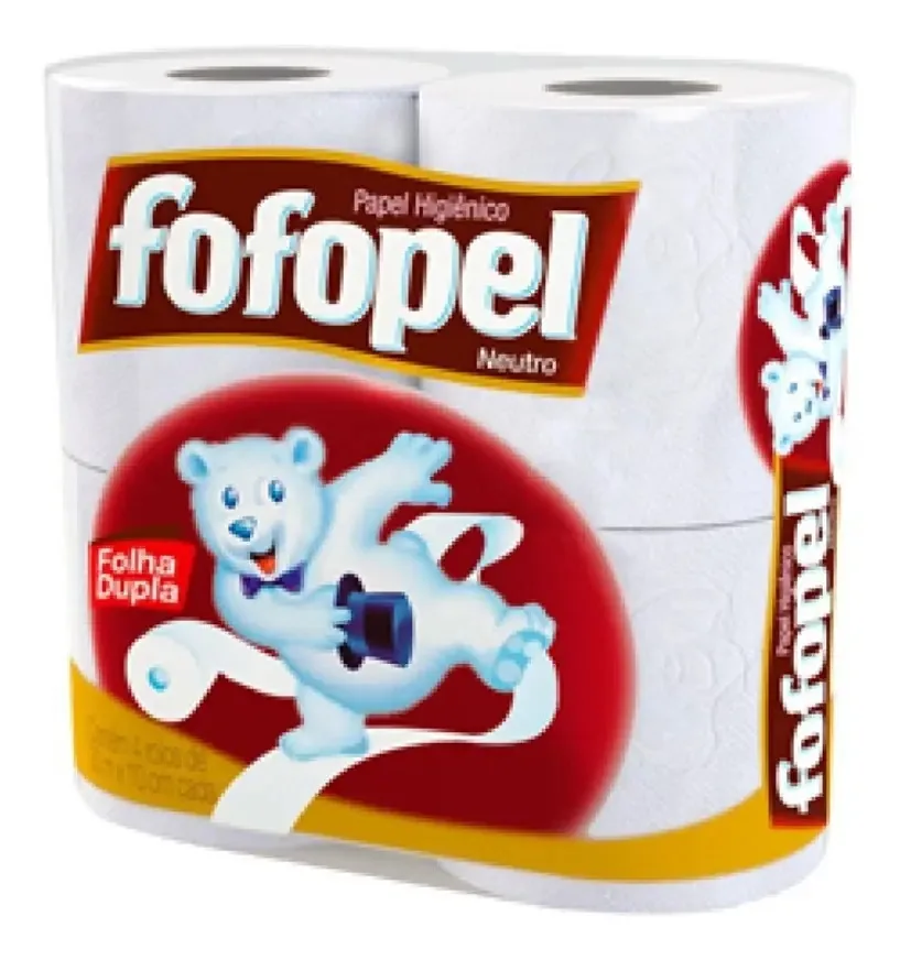 Papel Higiênico Fofopel 4unidade F D Neutro