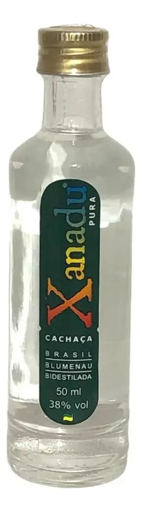 Mini Bebida Cachaça Xanadu Pura 50ml