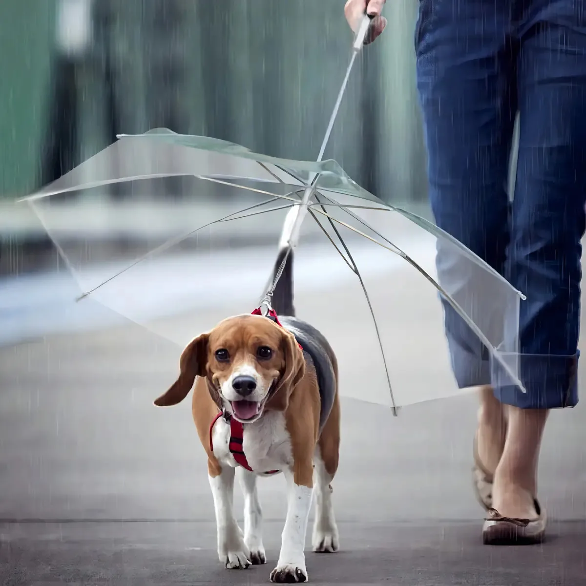 Guarda Chuva Pet Para Cachorro Cães Capa De Chuva Fazzoletti