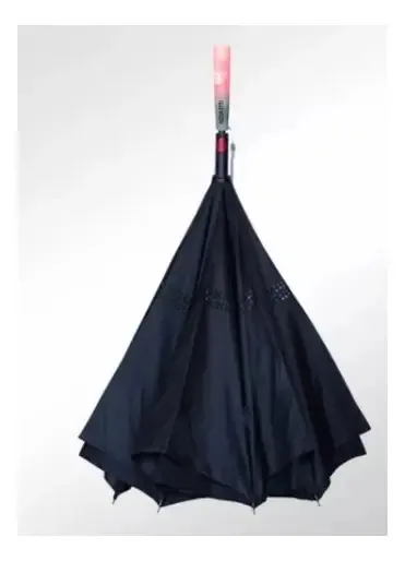 Guarda-chuva Invertido Automático Fazzoletti Preto Lumini