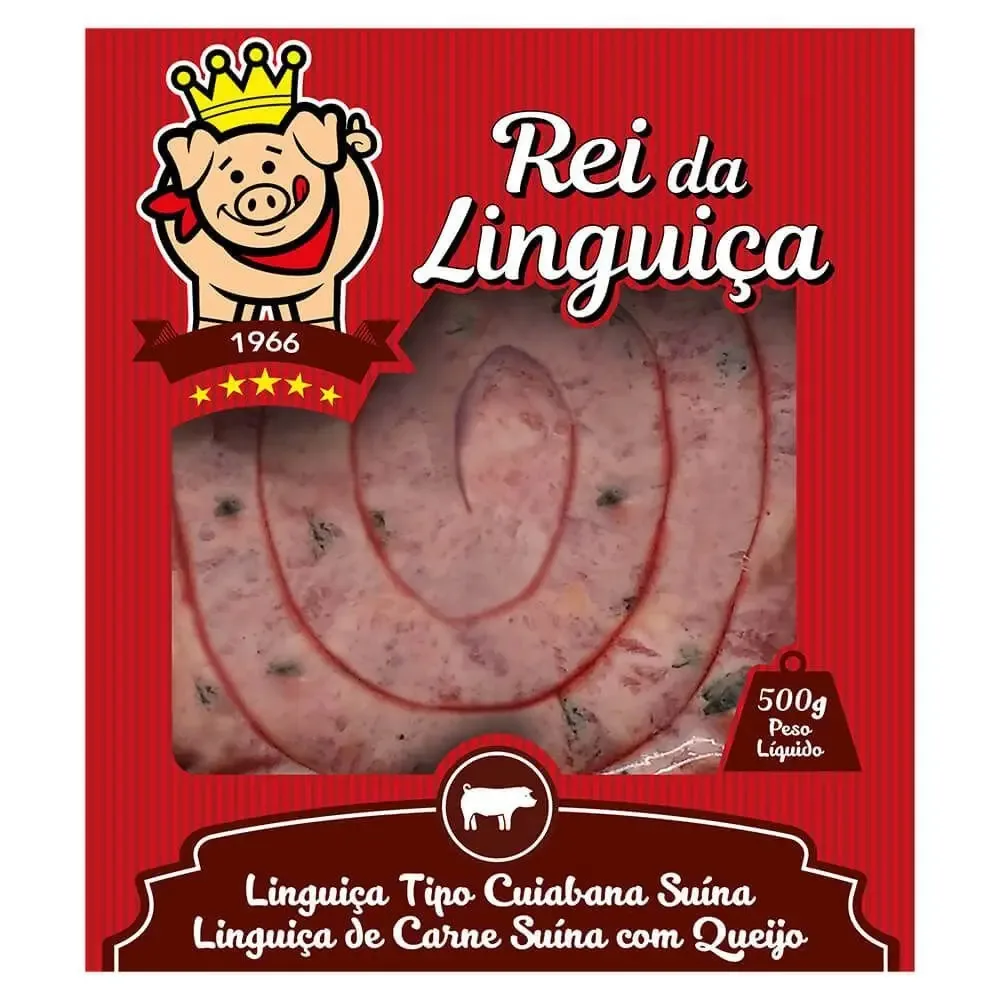 Linguiça Suína Cuiabana Rei da Linguiça 500g