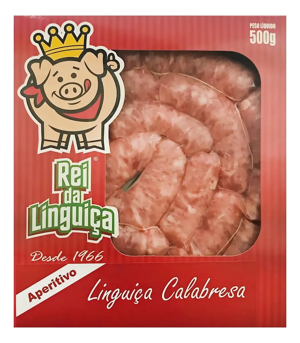 Linguiça Calabresa Aperitivo Rei da Linguiça 500g
