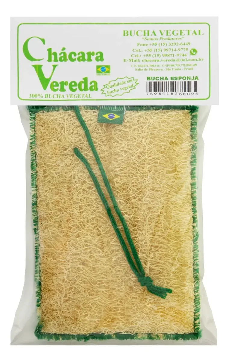 Bucha Vegetal Esponja Chácara Vereda