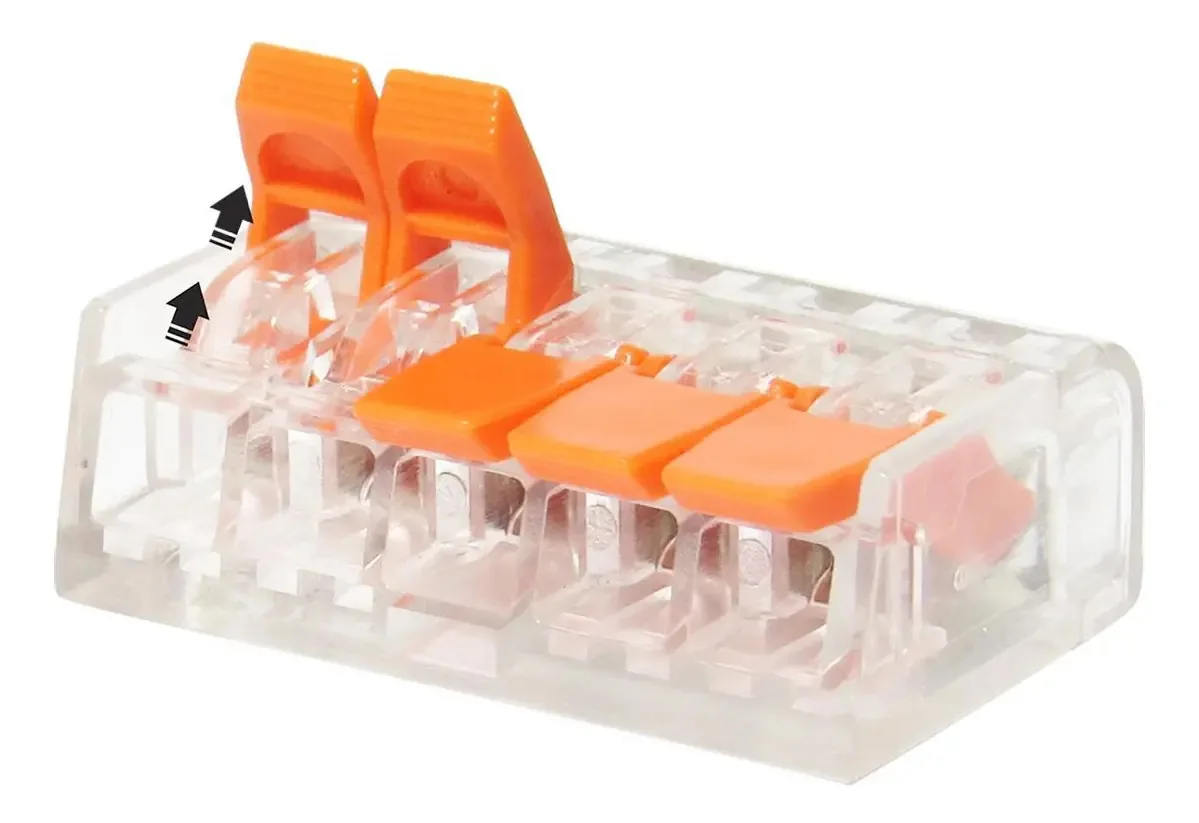 Conector Rápido Para Condutores De Até 4mm 5 Entradas
