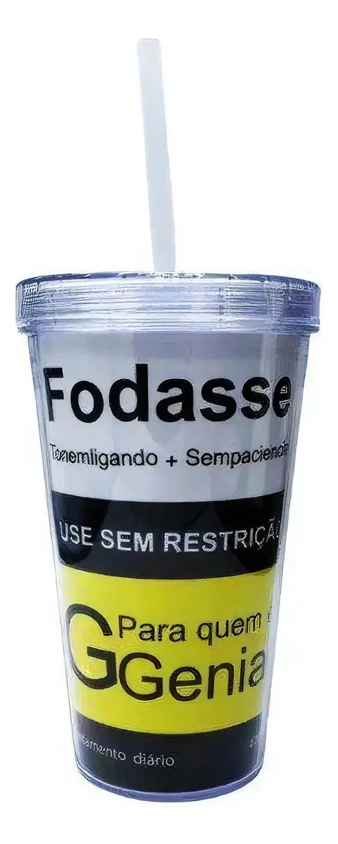 Copo Plastico Allmix Dupla Fodasse 470ml