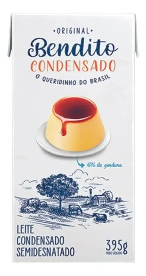 Bendito Leite Cond.semidesnatado 395g Bd 27un
