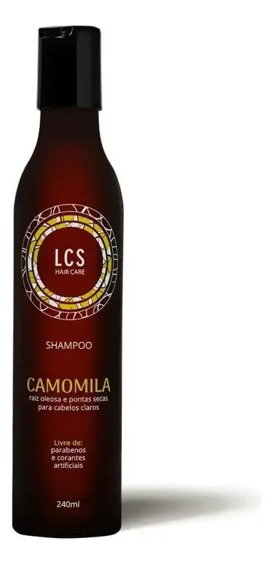 Shampoo Camomila Lcs Cabelos Raiz Oleosa E Pontas Secas